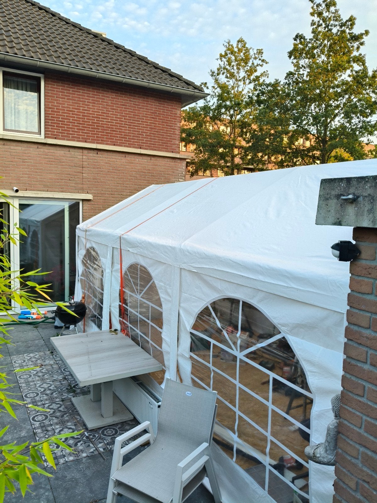 Party (bruiloft) tent 3X6 meter 2,8 mtr.hoog, Ophalen, Partytent, Minder dan 4 meter, 2 meter of meer