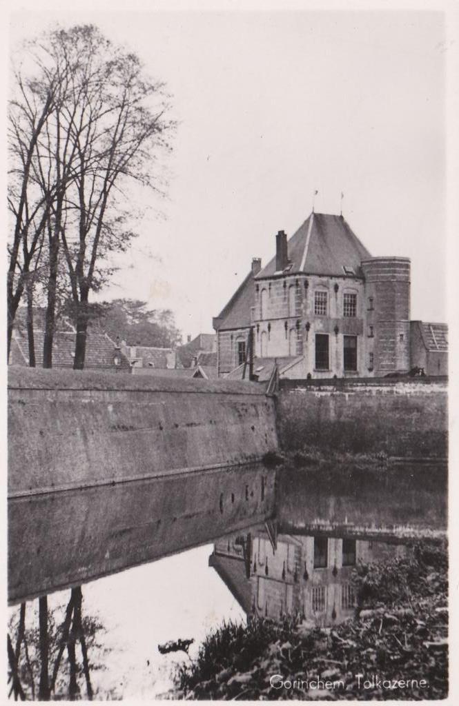 GA1419 Gorinchem Tolkazerne Arkel Sleeuwijk fotokaart 1947, Verzenden, 1940 tot 1960, Ongelopen, Zuid-Holland