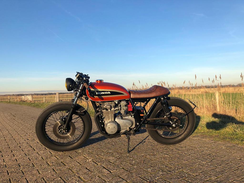 Honda CB four 550 cafe racer, Motoren, Motoren | Honda, Particulier, Overig, 4 cilinders, LED Verlichting, Ophalen