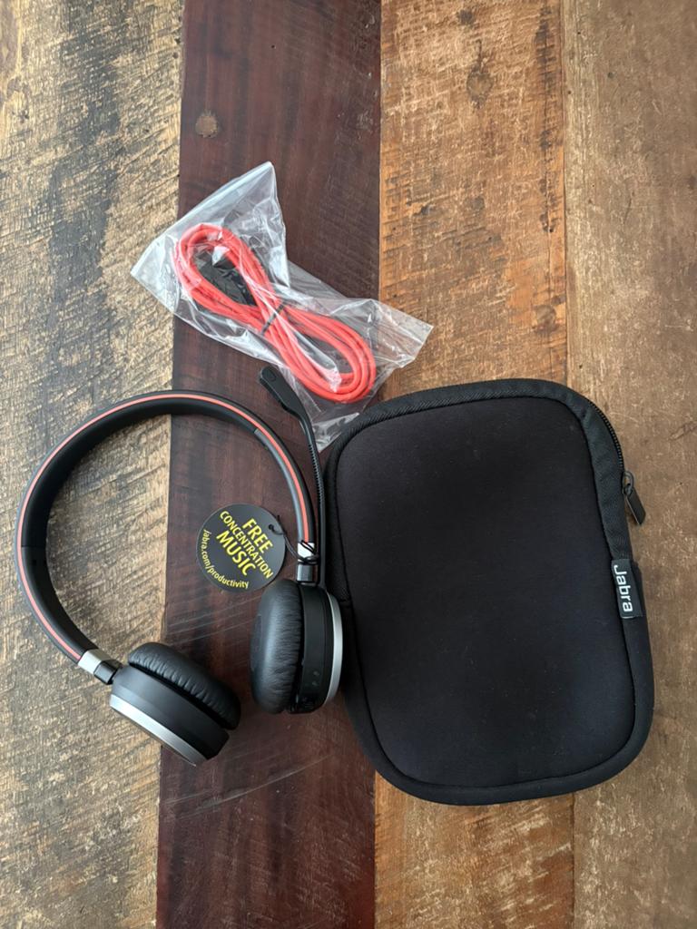 Jabra Evolve 65 draadloze headset, Audio, Tv en Foto, Koptelefoons, Ophalen of Verzenden, Zo goed als nieuw, Overige merken
