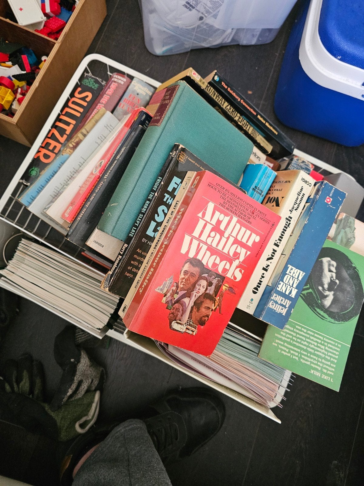 Stapel 9. Diverse leesboeken,   gratis amstelveen, Boeken, Romans, Ophalen, Gelezen, Arthur Hailey, Wereld overig