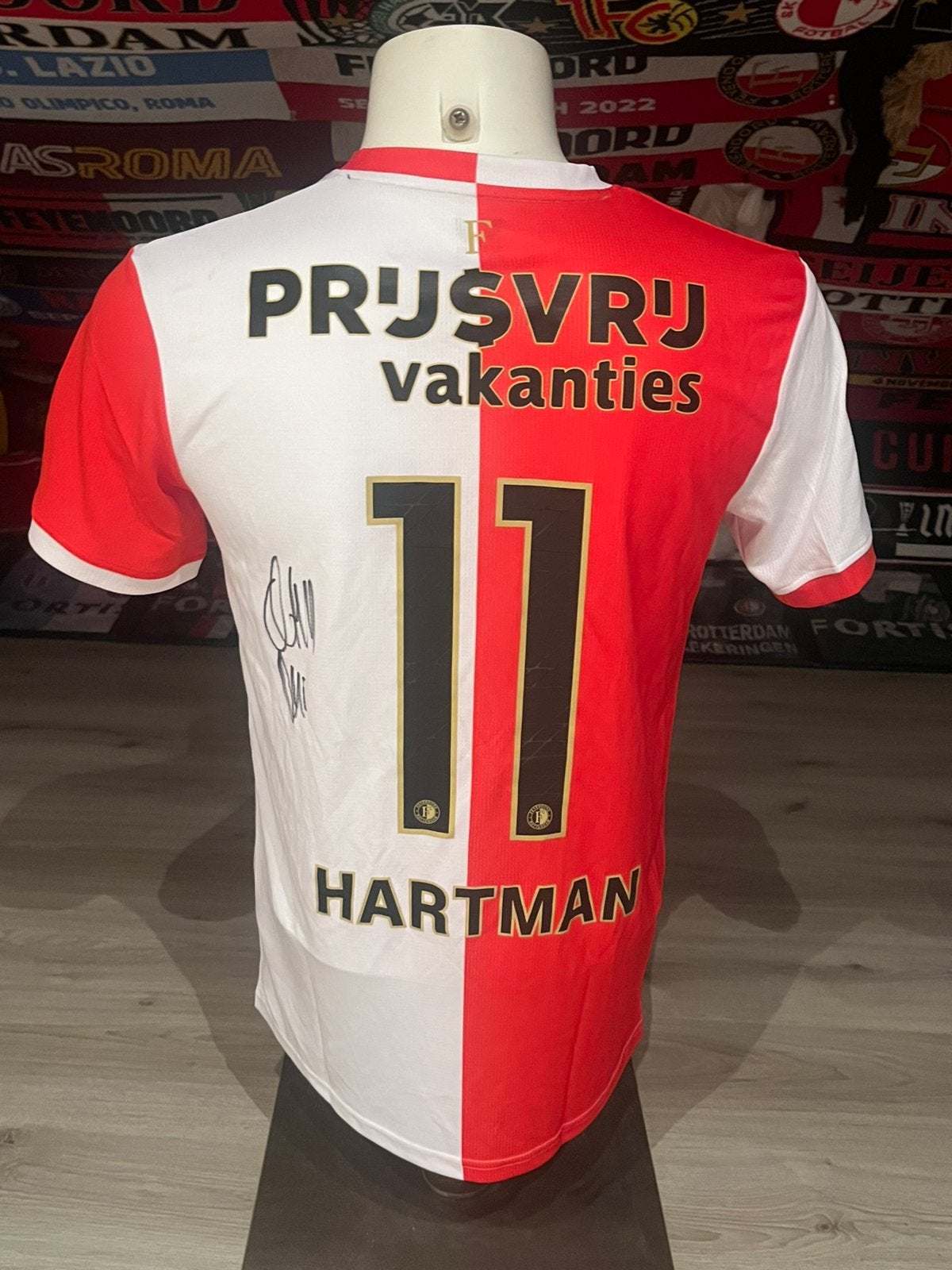 Gesigneerd shirt Q Hartman, Ophalen of Verzenden, Nieuw, Feyenoord, Shirt