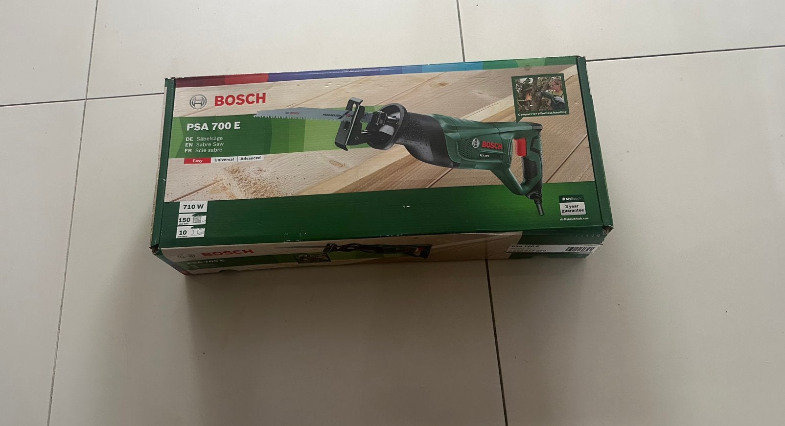 Bosch reciprozaag PSA 700 E  nieuw verpaking niet gebruikt, Doe-het-zelf en Verbouw, Gereedschap | Zaagmachines, Ophalen, 70 mm of meer