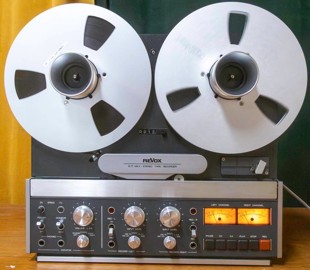 Revox B77 MKII, Ophalen, Bandrecorder, Met banden