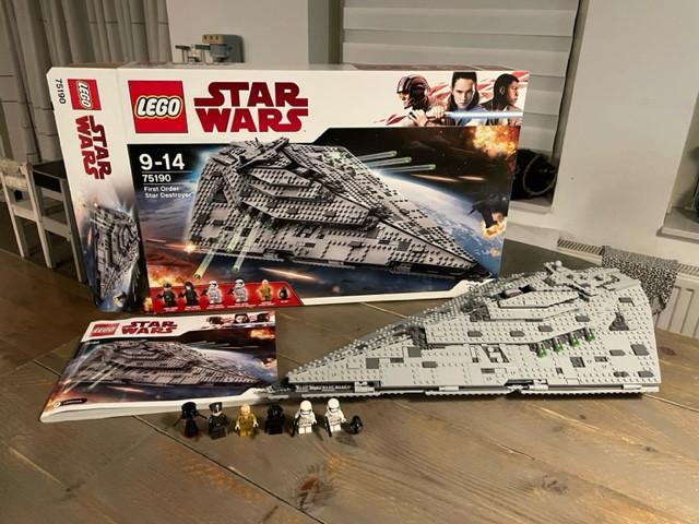 Lego Star Wars First Order Star Destroyer 75190, Gebruikt, Star Wars, Lego, Ophalen of Verzenden