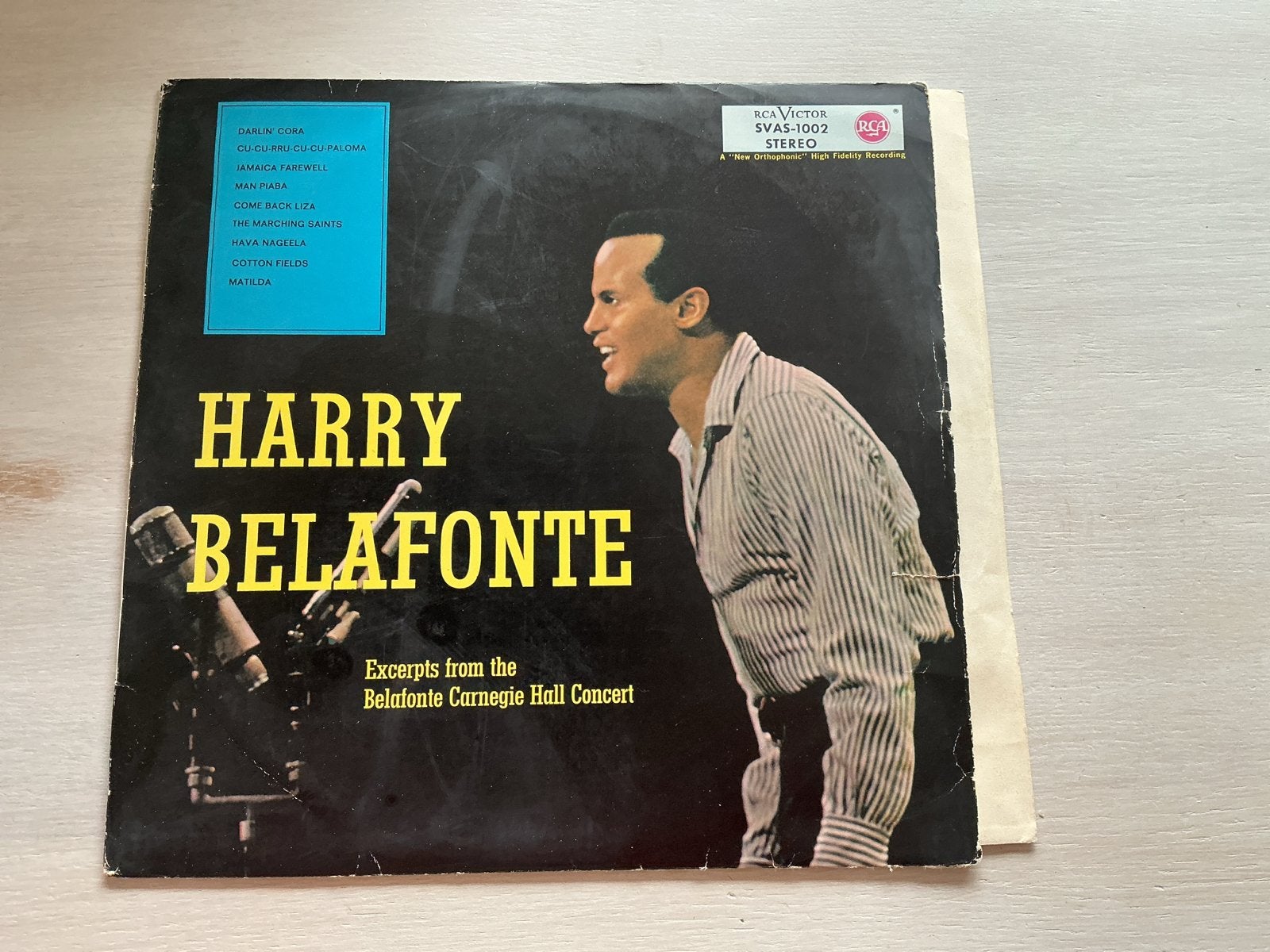 Harry Belafonte - Excerpts from the Carnegie Hall Concert, LP, Gebruikt, Pop, Ophalen of Verzenden