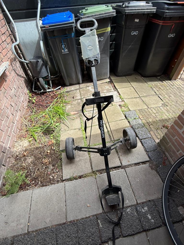 Pro Quality golftrolley, Ophalen of Verzenden, Gebruikt, Golfkar, Overige merken
