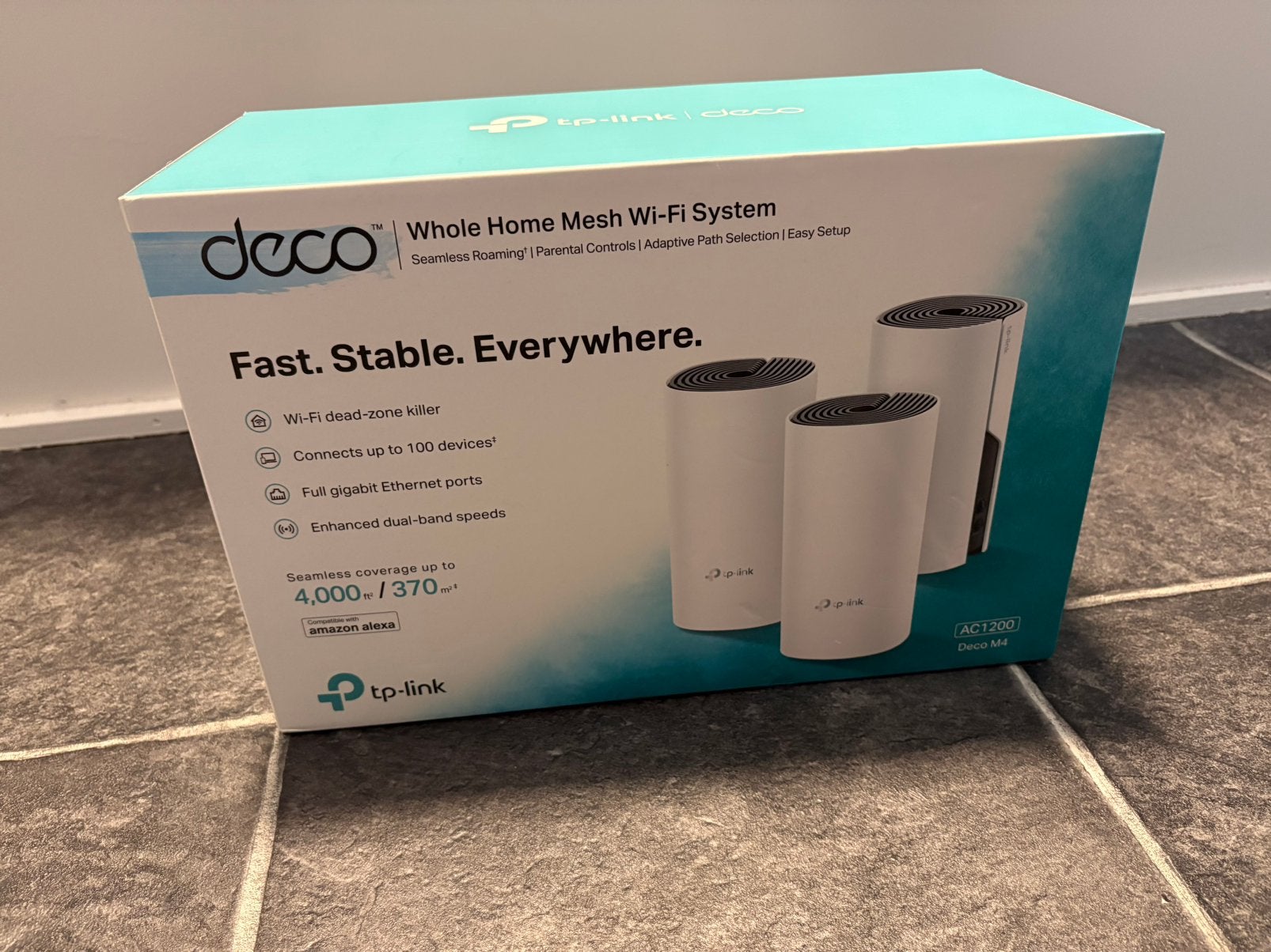 TP-Link Deco M4 Mesh WiFi Systeem (set van 3), Ophalen of Verzenden, Zo goed als nieuw, Router