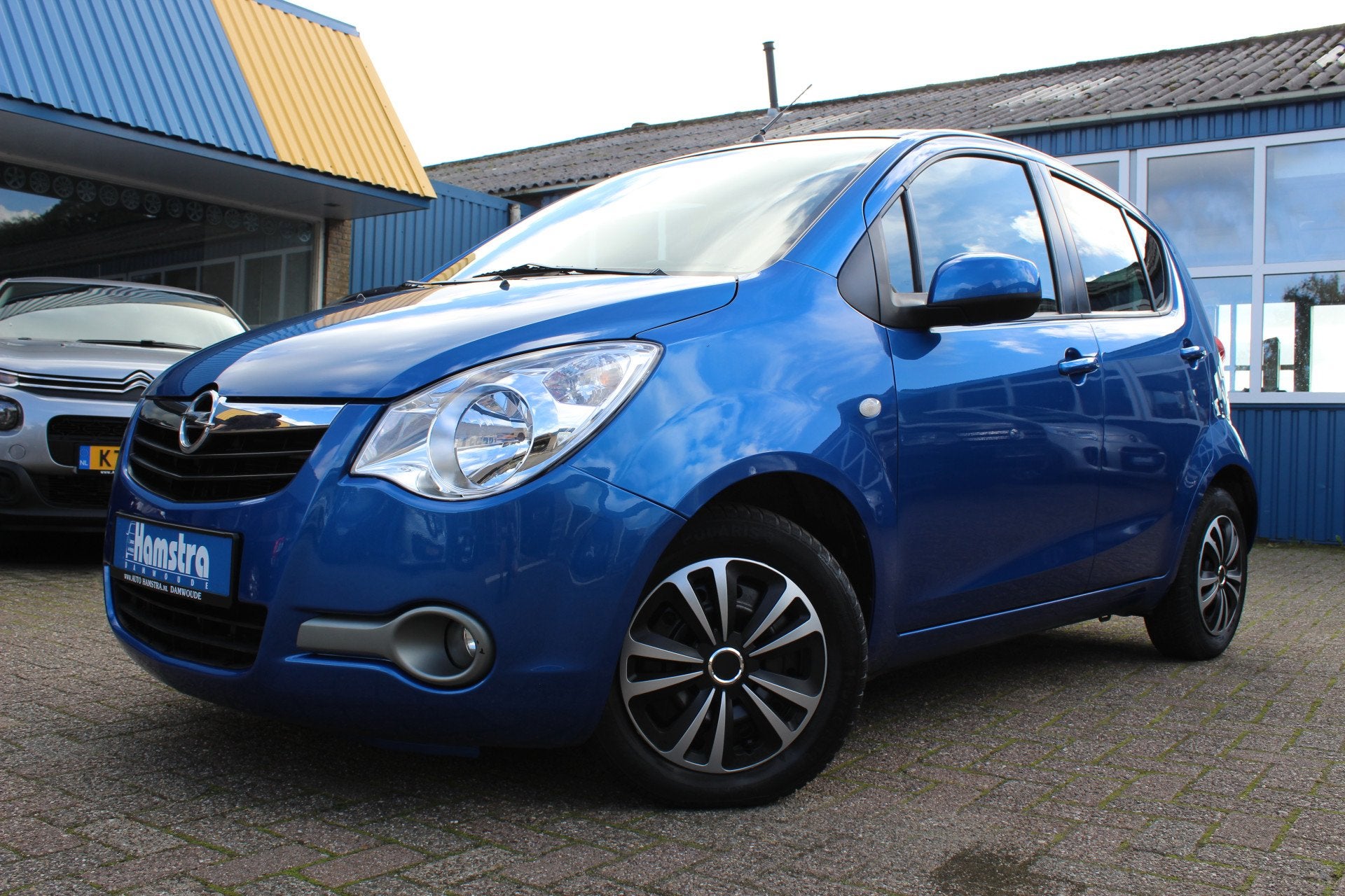 Opel Agila 1.0"Edition" Airco - Hoge instap (bj 2010), Auto's, Voorwielaandrijving, Elektrische ramen, Stof, Gebruikt