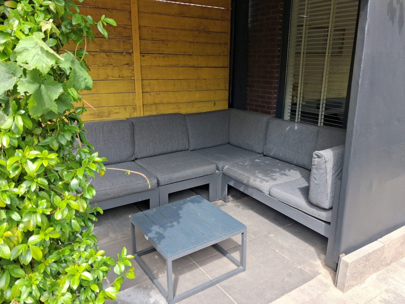 Tierra outdoor stratos bench loungeset 225 bij 290 meter ant, Tuin en Terras, Tuinsets en Loungesets, Ophalen, Bank, Aluminium