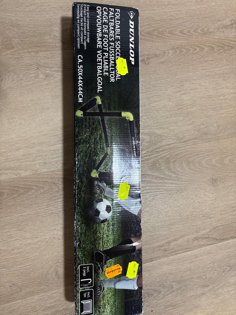 Dunlop Opvouwbaar Voetbaldoel 50x44x44cm, Ophalen of Verzenden, Nieuw, Overige typen