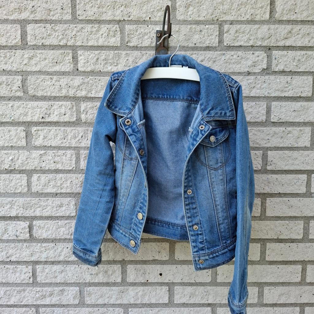 Name It spijkerjasje maat 128, Kinderen en Baby's, Kinderkleding | Maat 128, Ophalen, Jongen of Meisje, Zo goed als nieuw, Name It