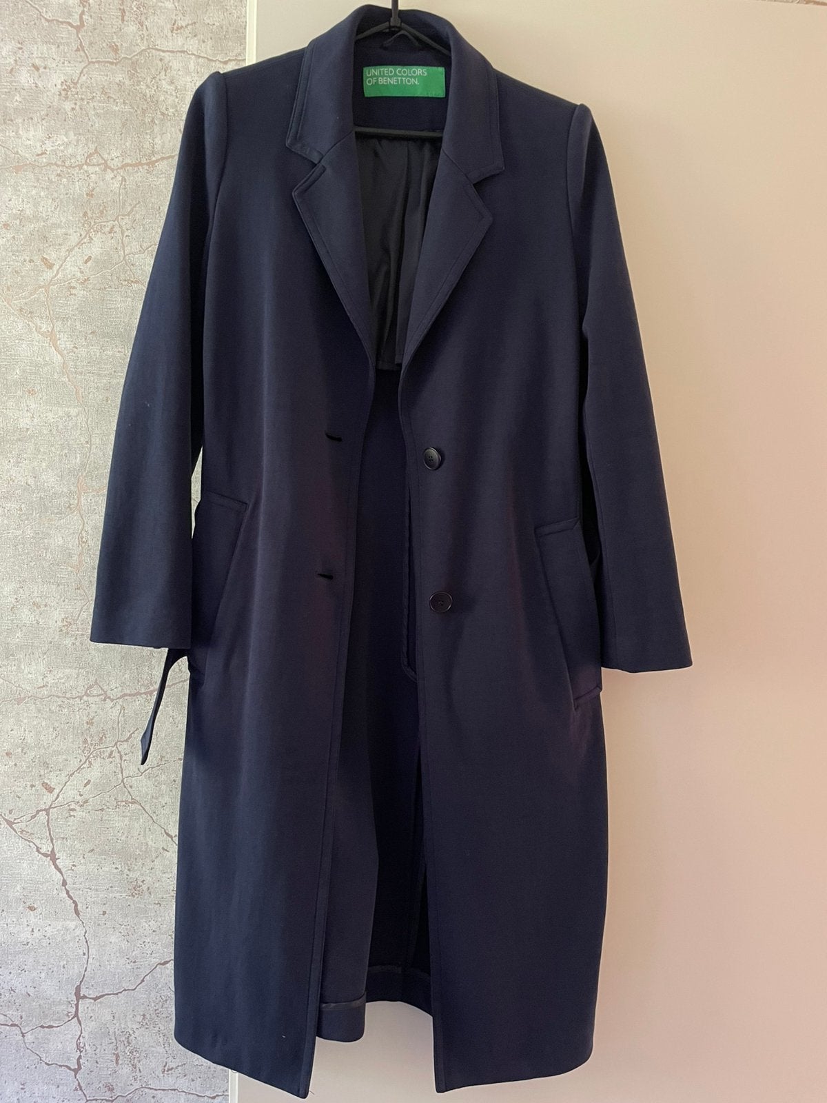 Blauwe jas, Ophalen of Verzenden, Zo goed als nieuw, Blauw