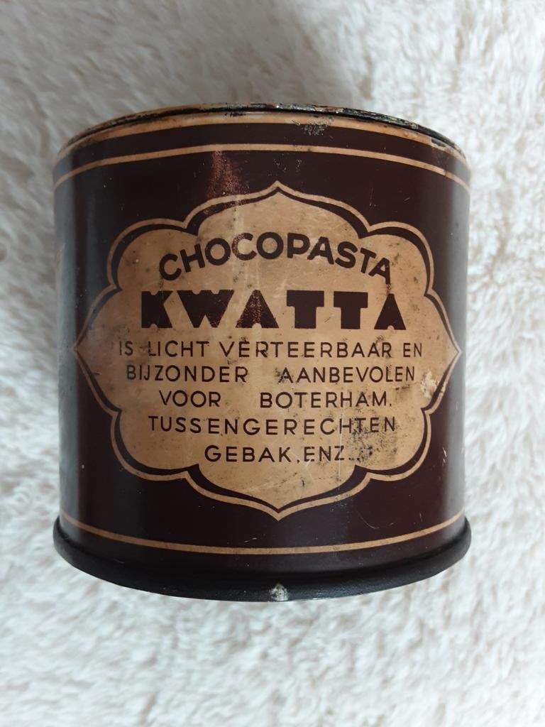 KWATTA , CHOCOPASTA. 500 Gr., Verzamelen, Blikken, Ophalen of Verzenden, Gebruikt, Overige