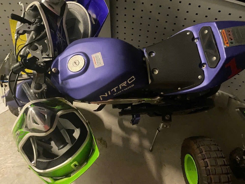 1 minibikes en quad allebei 50cc werken allebei perfect, Ophalen, Zo goed als nieuw
