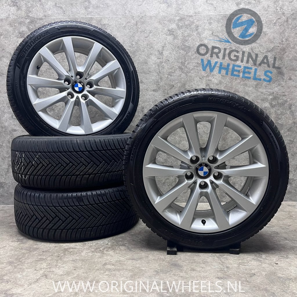 18 inch originele velgen + all season banden BMW 5 serie F10, 18 inch, Banden en Velgen, Ophalen of Verzenden, All Season