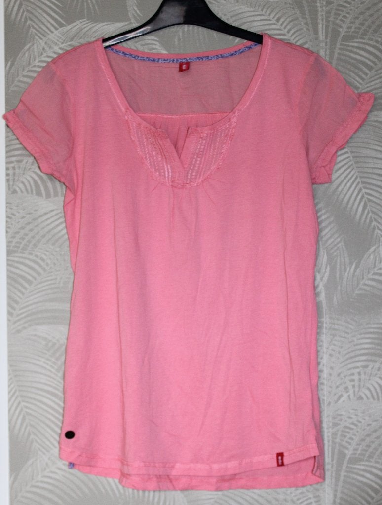 Shirt van EDC by Esprit maat M, Maat 38/40 (M), Ophalen of Verzenden, Korte mouw, Roze