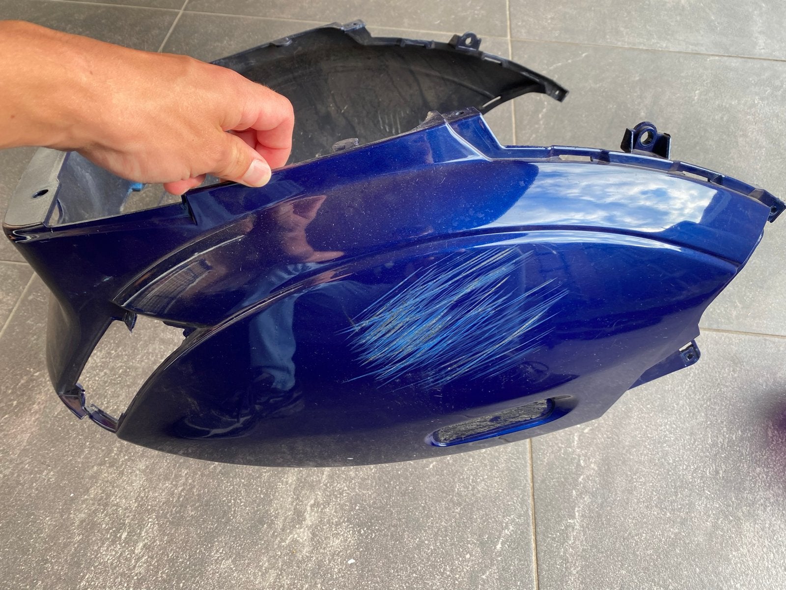 Achterkap zip beschadigd, Ophalen of Verzenden, Gebruikt, Kap, Piaggio