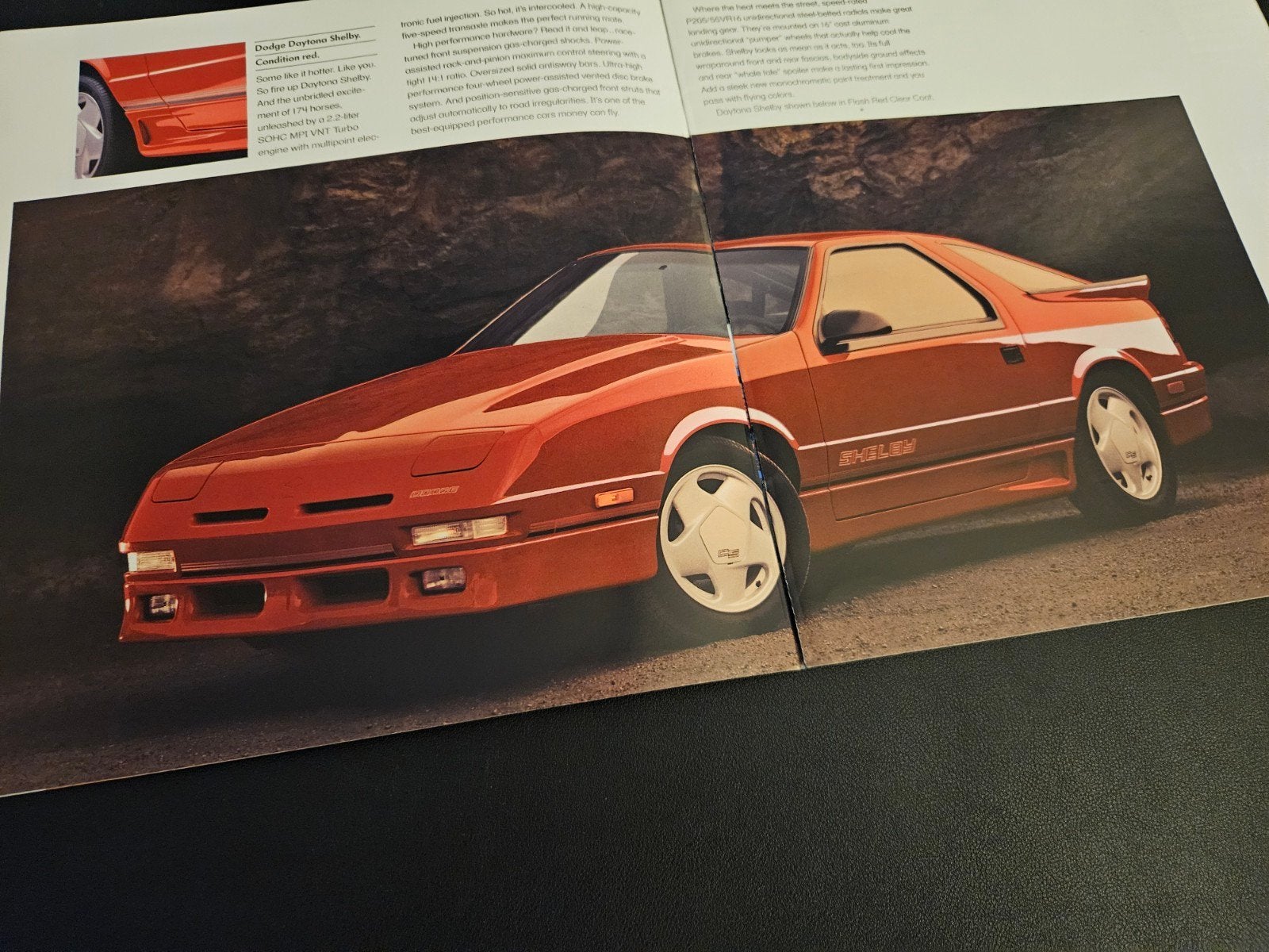 Brochure Dodge Daytona 1990 USA, Ophalen of Verzenden, Zo goed als nieuw, Overige merken