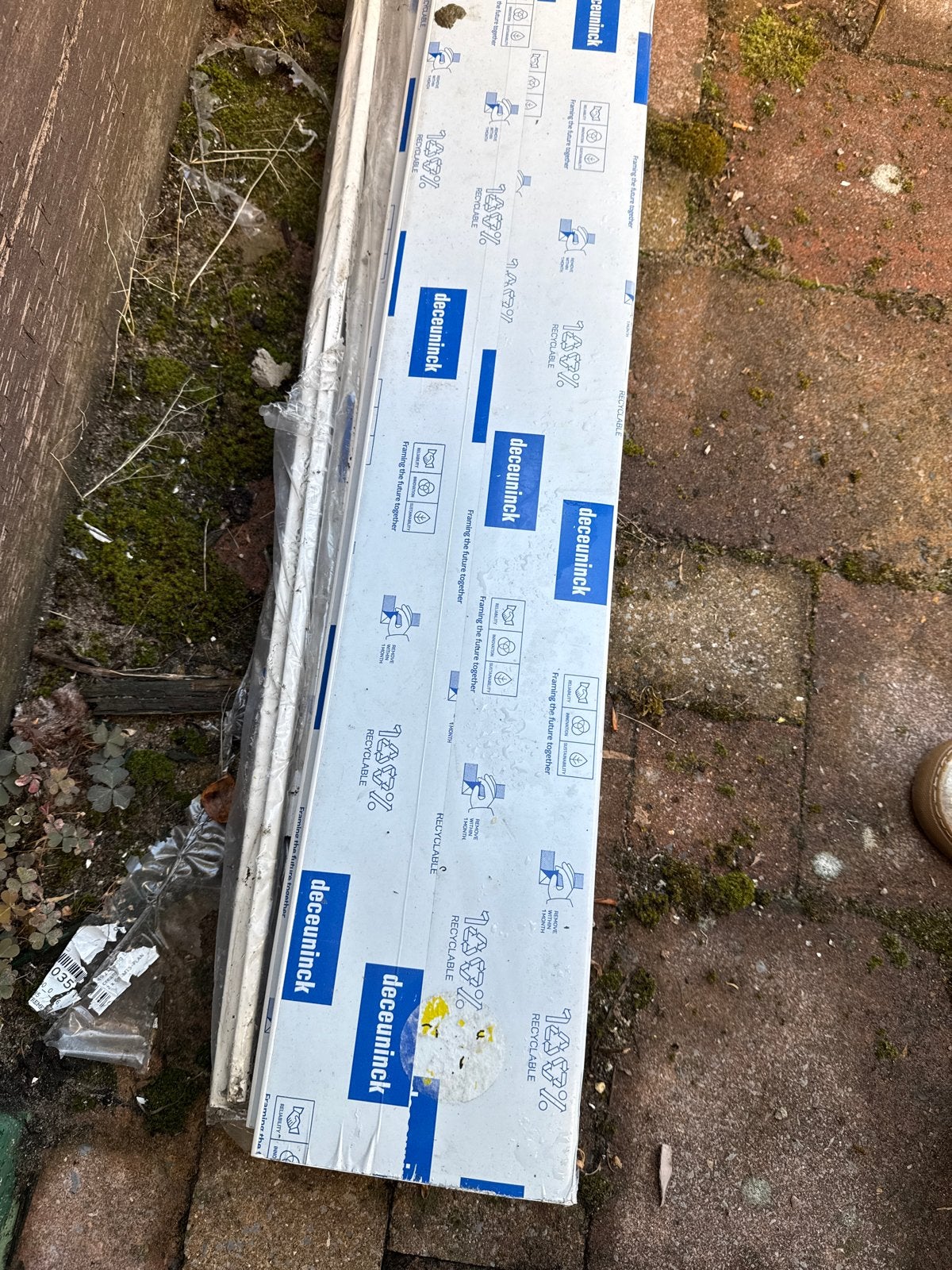 Deceuninck raamprofielen  6x- Crème 096, Ophalen, Nieuw, Minder dan 80 cm, Gevelraam of Ruit
