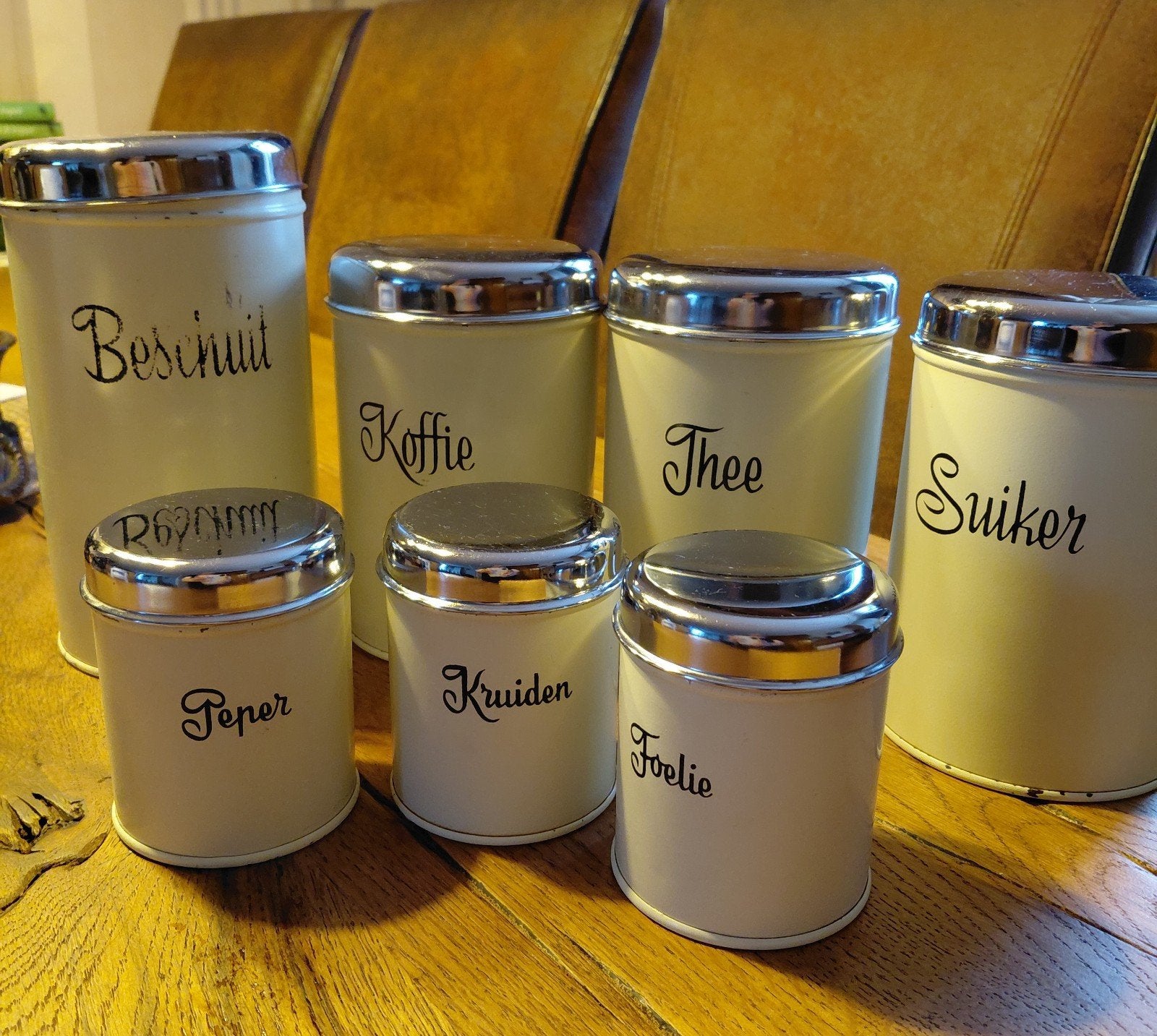 Brabantia, Voorraadpot, Ophalen, Beige, Brabantia