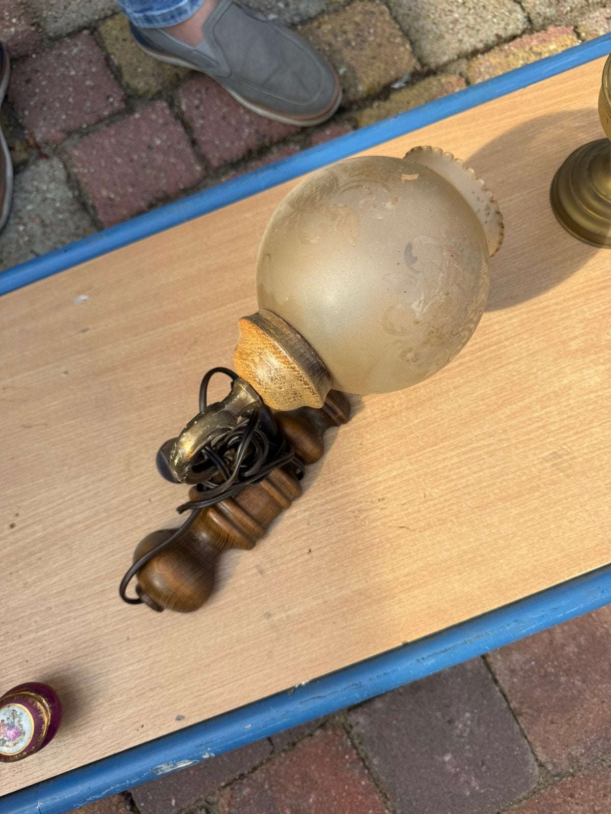 Wandlamp vintage, Antiek en Kunst, Ophalen