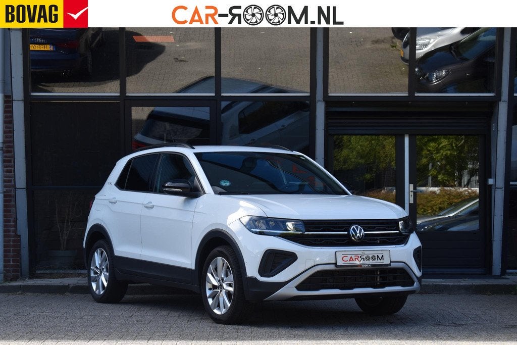 Volkswagen T-Cross 1.0 TSI GOAL Edition DSG Lane Navi Stoelv, Automatische klimaatregeling, Gebruikt, Met garantie (alle), 116 pk
