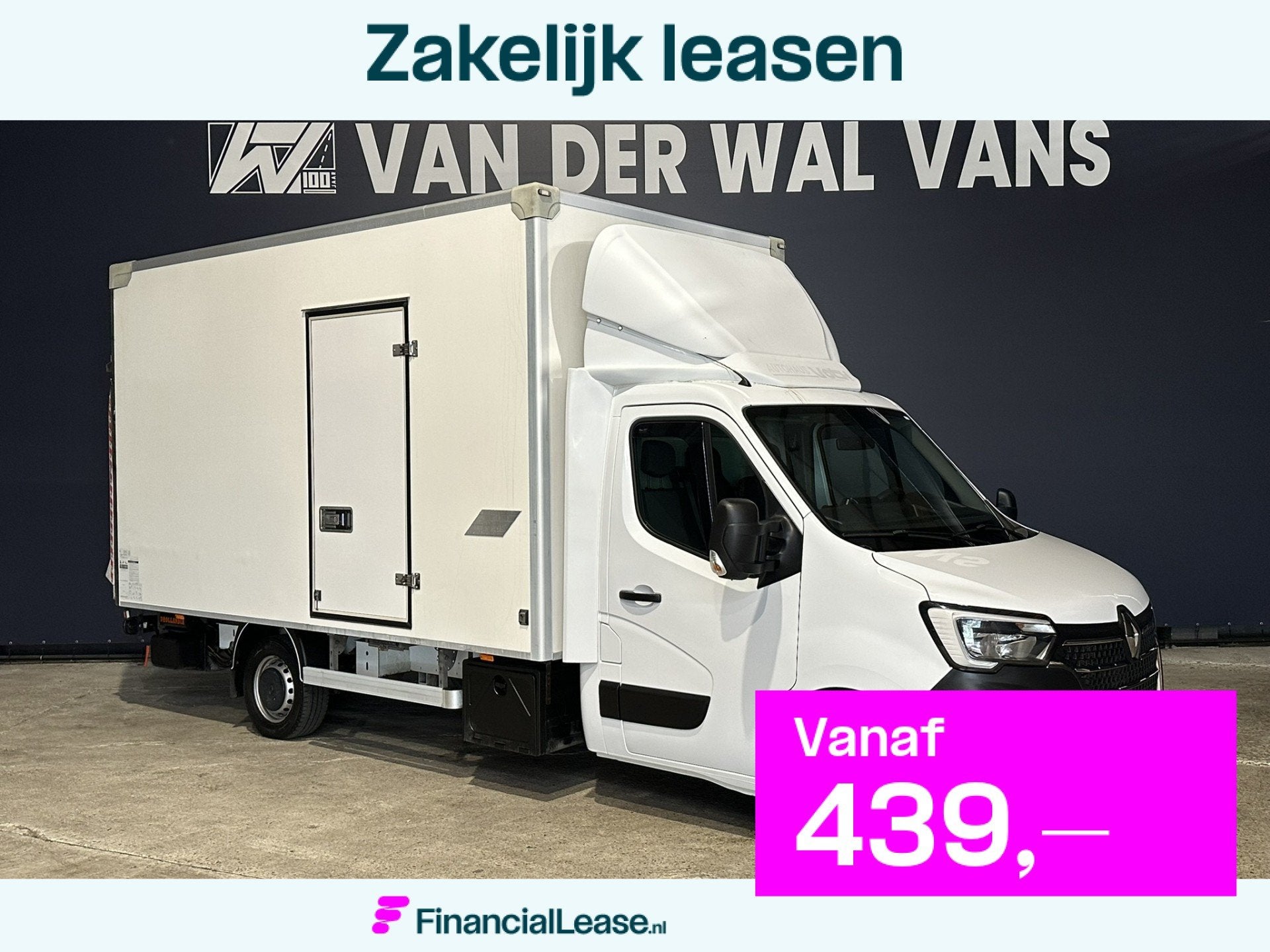 Renault Master 2.3 dCi 164pk Bakwagen 230cm Hoog Laadklep Zi, Voorwielaandrijving, Stof, Gebruikt, 4 cilinders