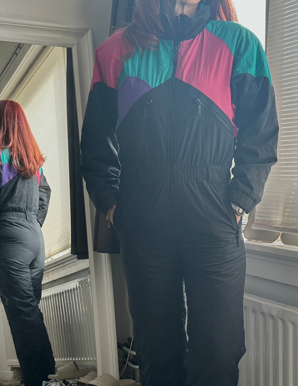 Geweldig vintage skipak maat S, Ophalen of Verzenden, Gedragen, Maat 36 (S), Pak
