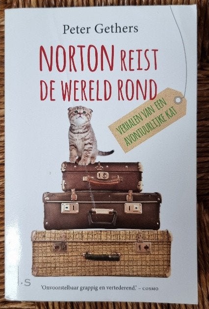 Norton reist de wereld rond - katten - 2 boeken in 1 - IGST, Ophalen of Verzenden, Gelezen, Katten, Peter Gethers