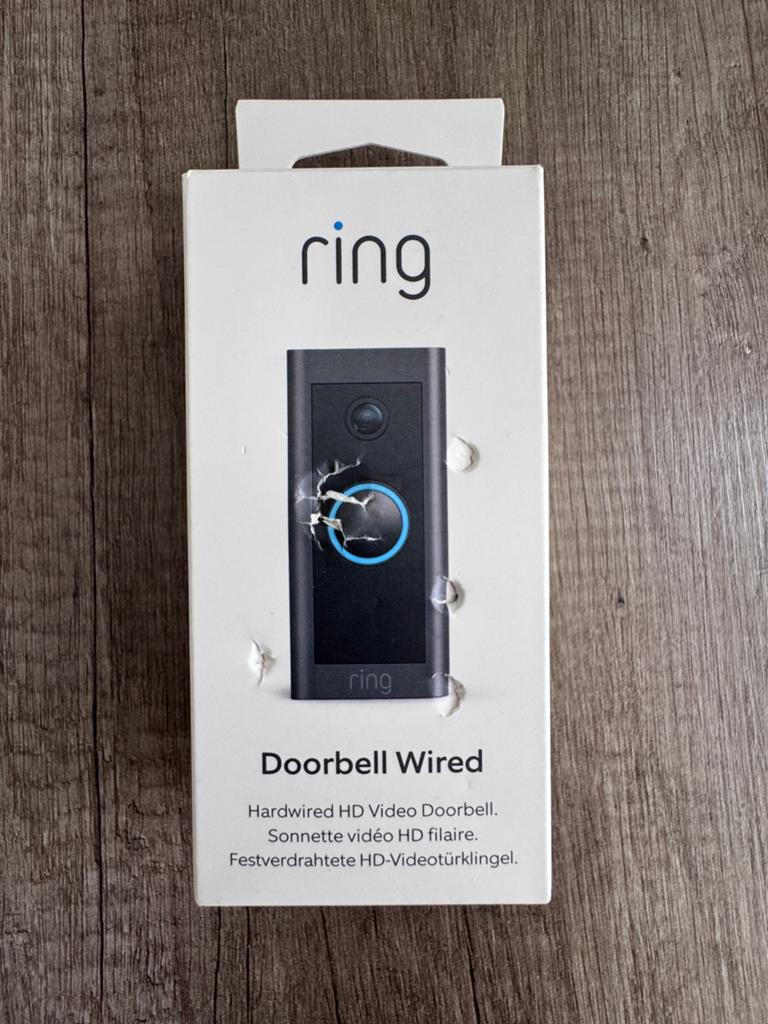 RING Deurbel, Huis en Inrichting, Ophalen, Ingebouwde camera, Nieuw, Draadloos
