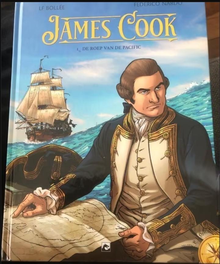 de roep van de pacific james cook hardcover w6, Boeken, Eén stripboek, Ophalen of Verzenden, Zo goed als nieuw