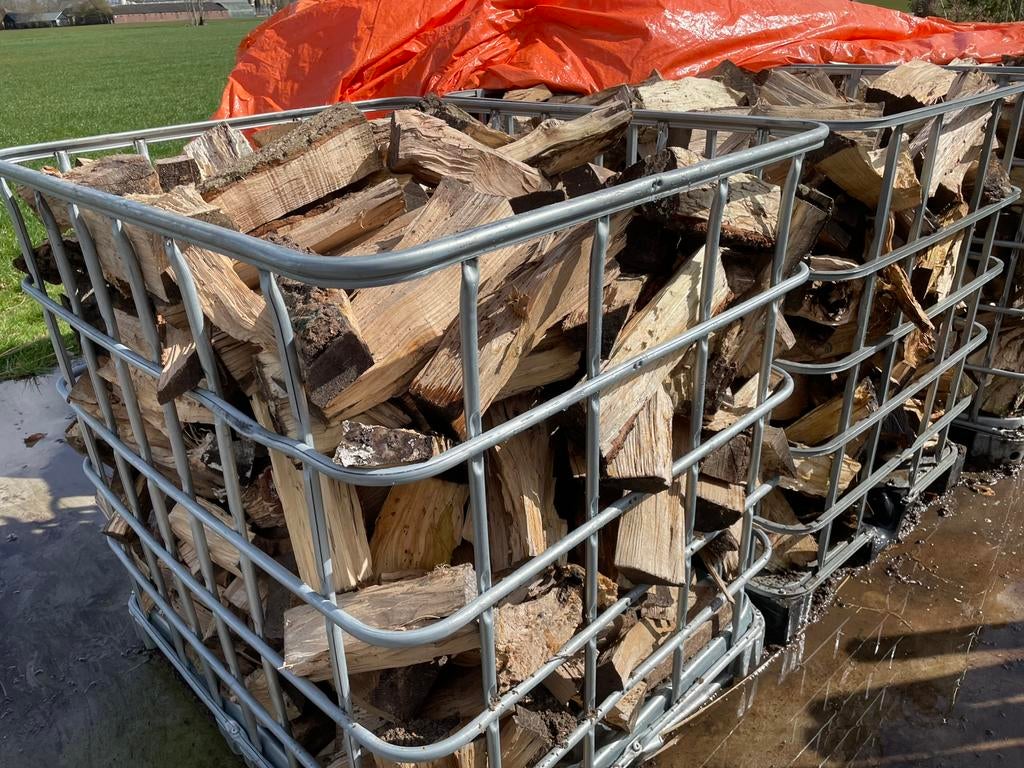 Haardhout gedroogd(eik, es en beuk), Tuin en Terras, Haardhout, Minder dan 3 m³, Ophalen