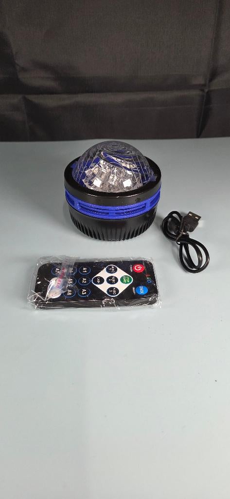 LED Disco Licht + Sterrenprojector – met afstandsbediening, ., Nieuw, Ophalen of Verzenden, .