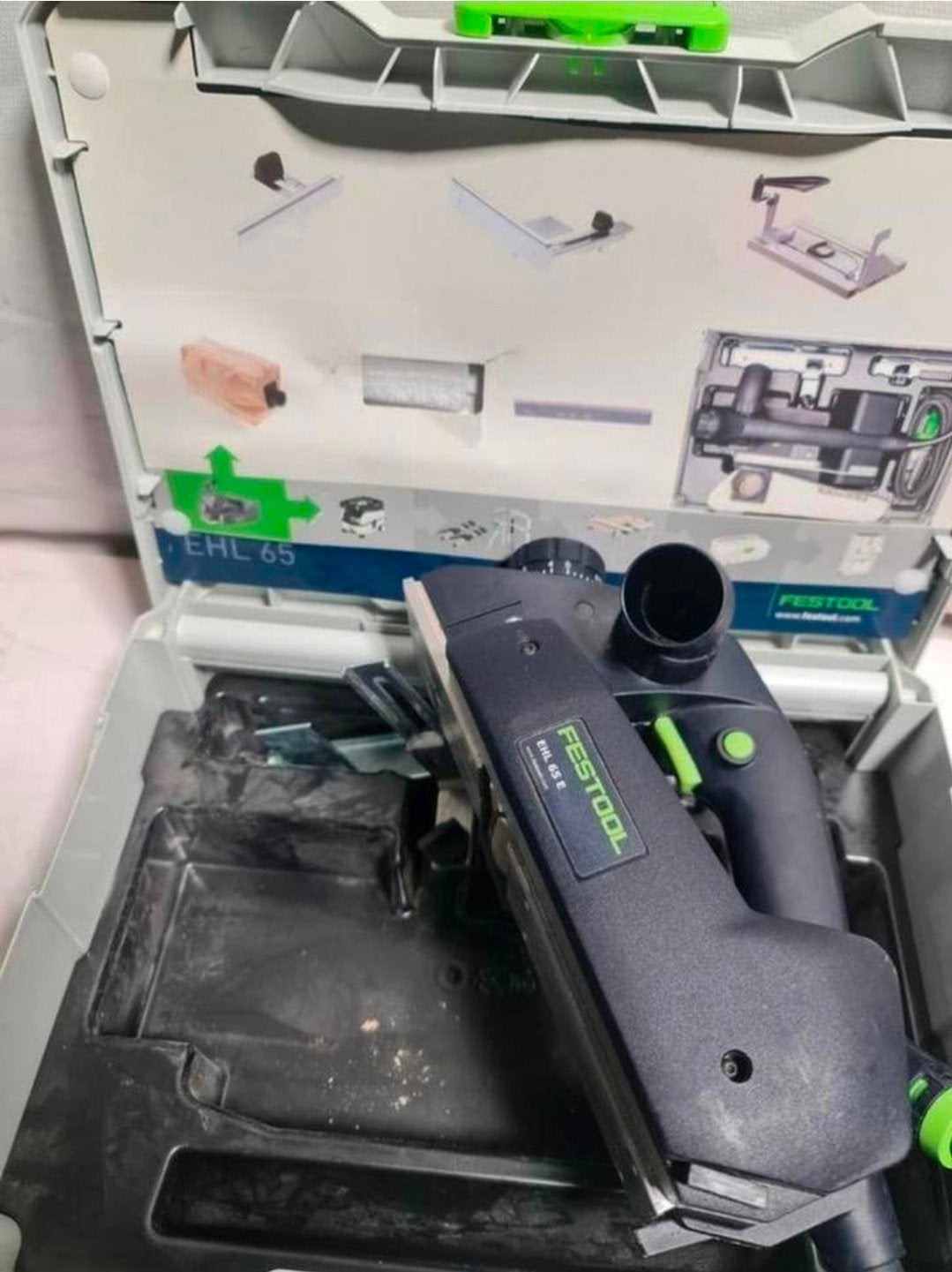 Festool schaafmachine EHL 65 in systainer, Ophalen of Verzenden, N.v.t, Minder dan 600 watt, Festool