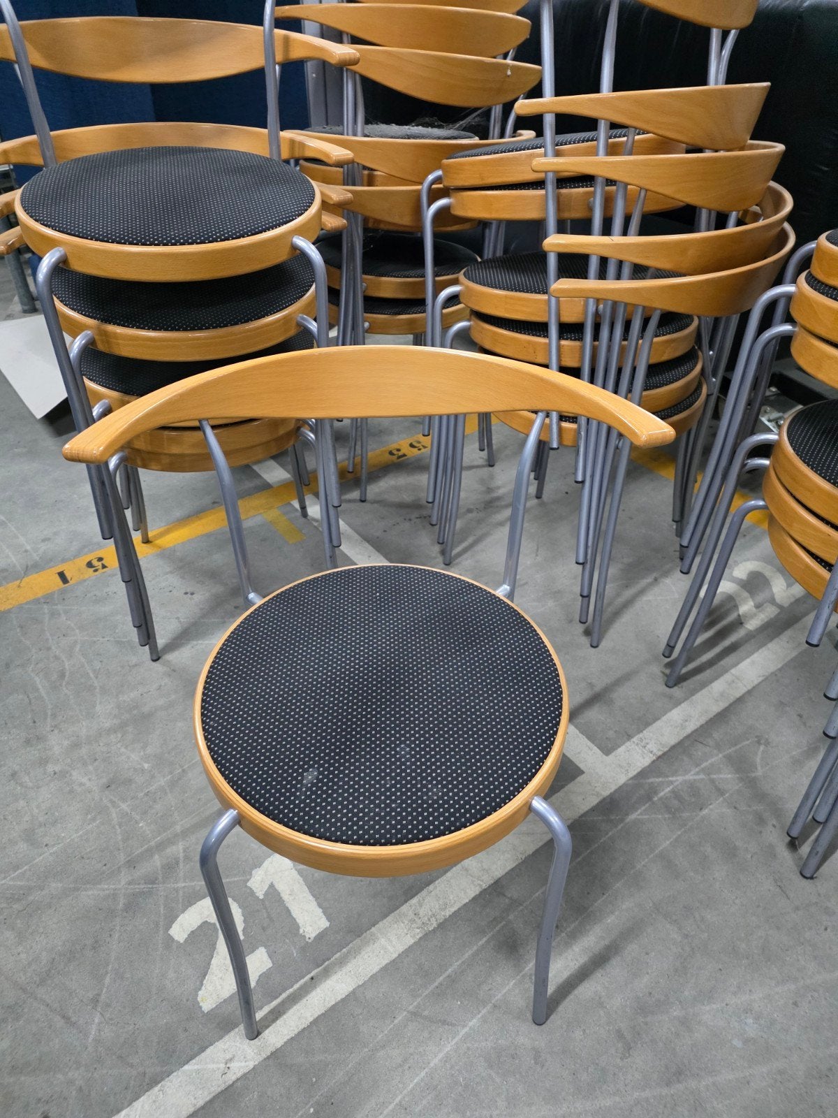 prima Magnus Olesen, type Partout stoelen, deens design, Huis en Inrichting, Ophalen of Verzenden, Gebruikt