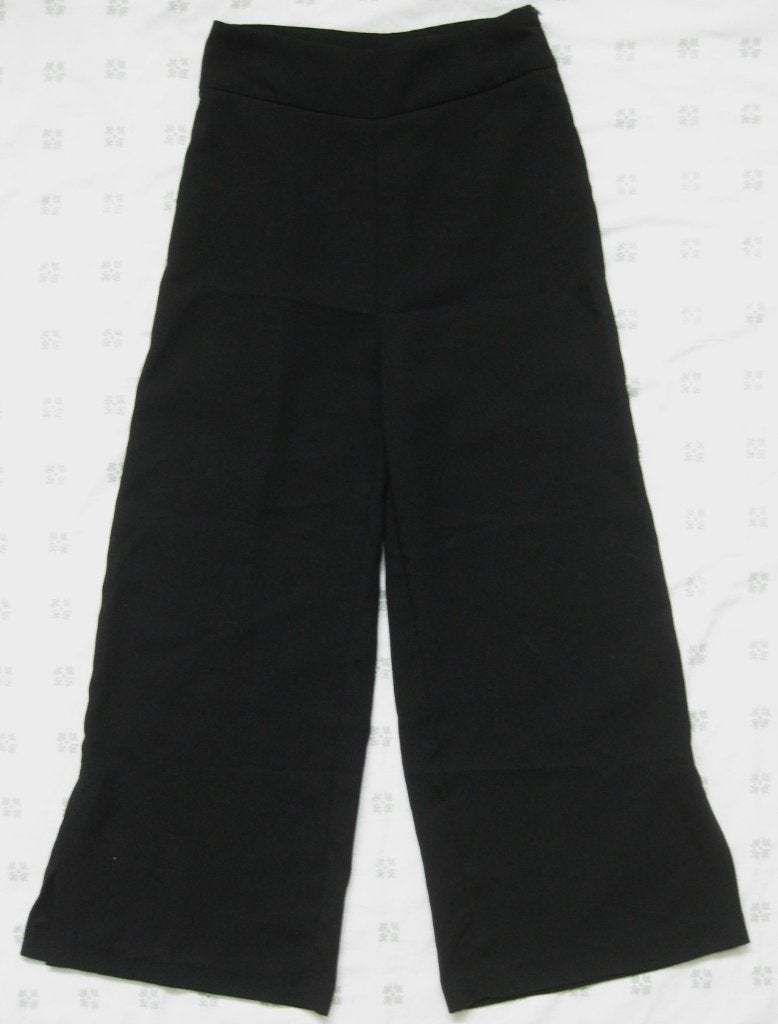 Stradivarius zwarte palazzobroek, pantalon, wijde pijp mt 38, Maat 38/40 (M), Zwart, Ophalen of Verzenden, Zo goed als nieuw
