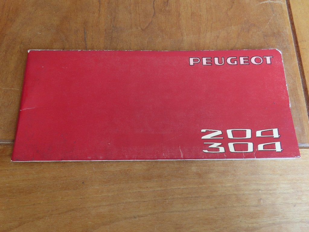 Peugeot 204, Peugeot 304 blanco onderhoudsboekje 1975, Auto diversen, Handleidingen en Instructieboekjes, Ophalen of Verzenden