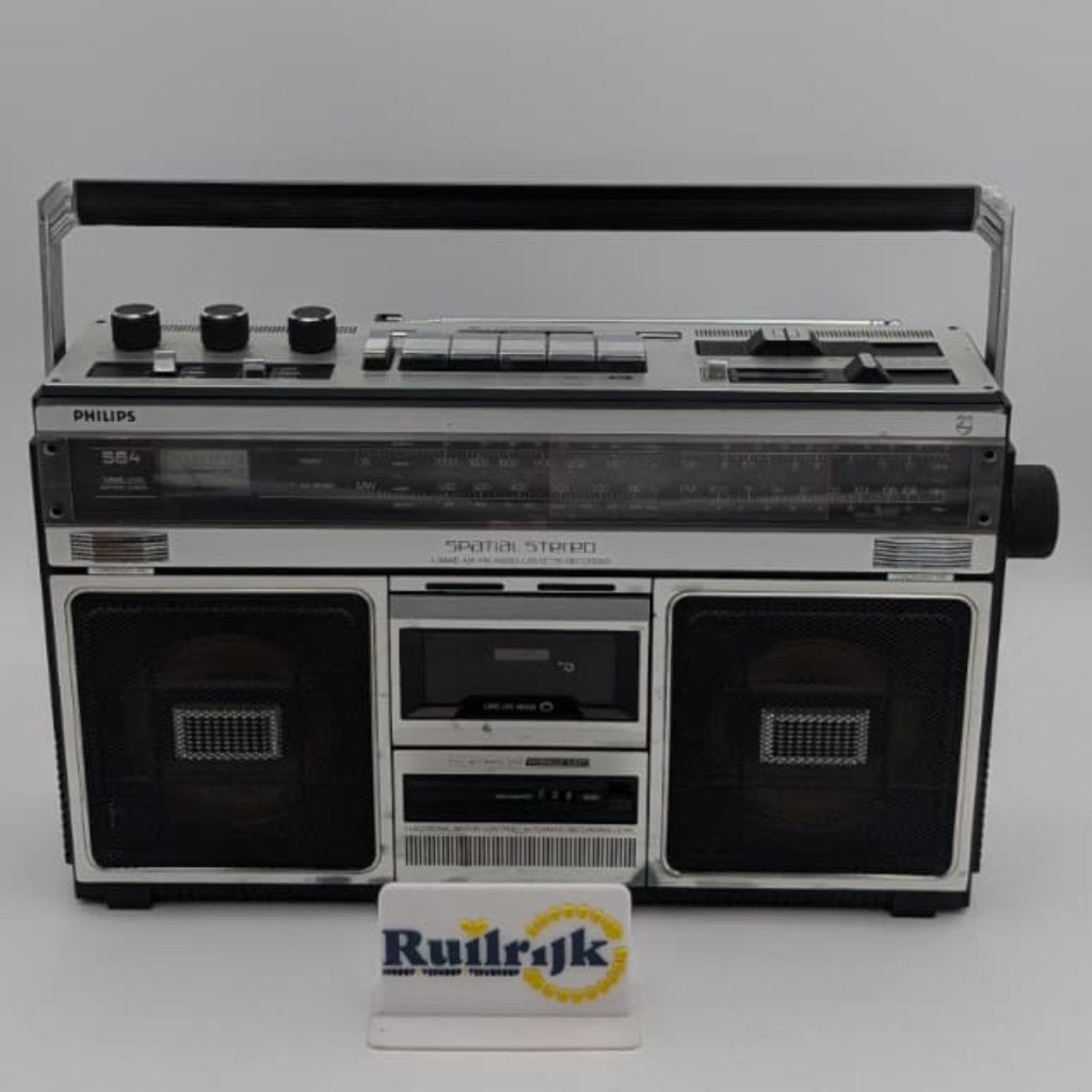 Philips Spatial Stereo radio 584 - Vintage Volledig werkend!, Audio, Tv en Foto, Radio's, Philips, Zo goed als nieuw, Support@philips.com