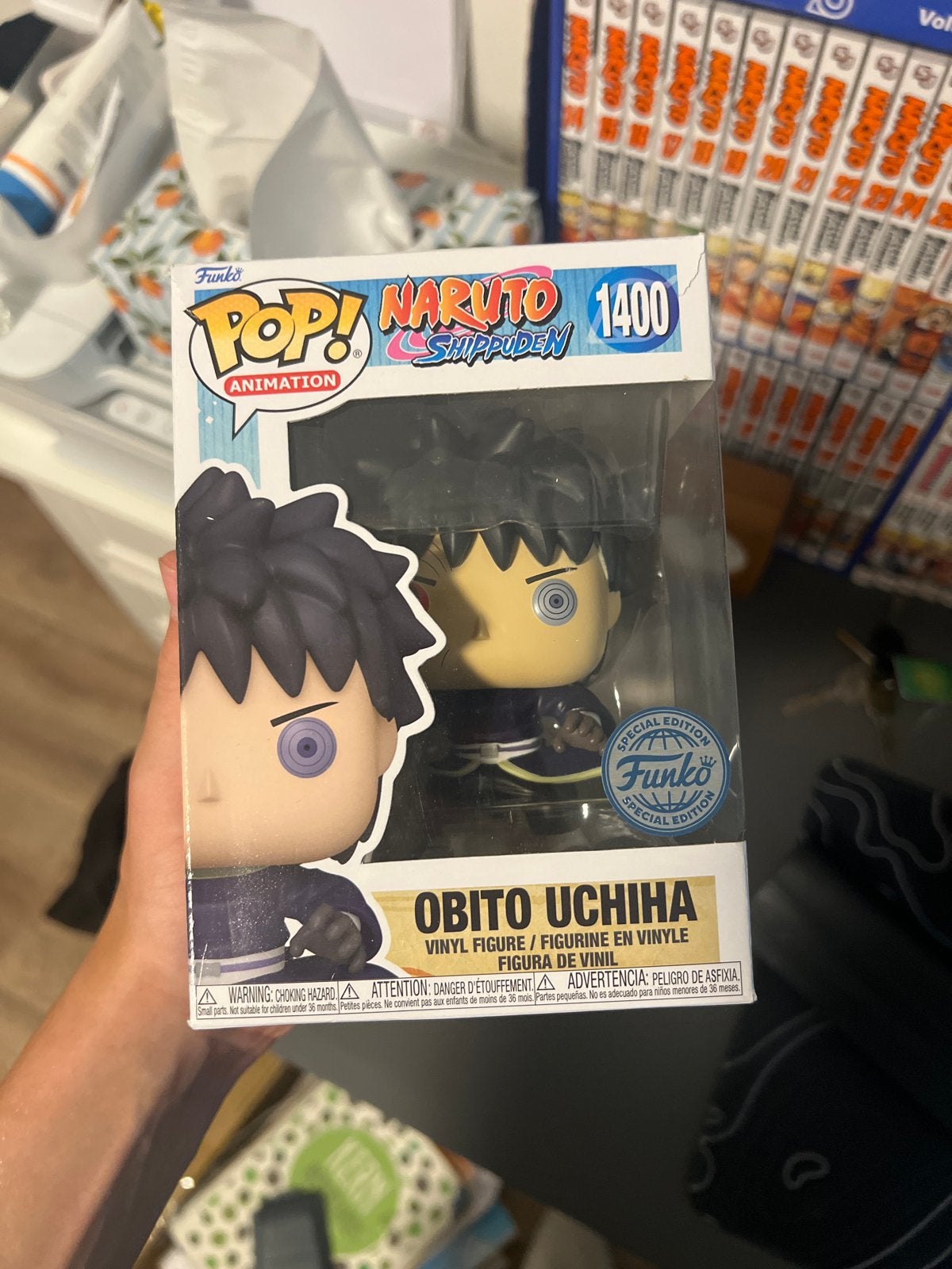 Obito Uchiha (Rinne Sharingan) Funko Pop #1400 met beschermi, Ophalen of Verzenden, Nieuw