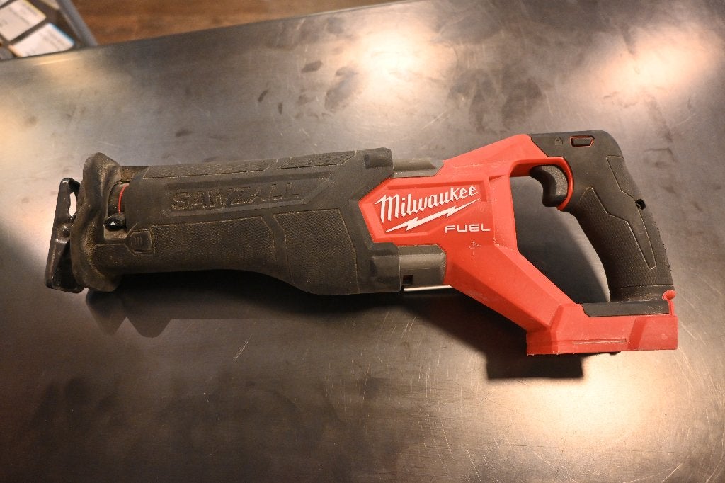Milwaukee M18 FSZ-0 Accu Reciprozaag - Zonder Lader/Accu, Gebruikt, Onbekend, Ophalen of Verzenden, Milwaukee