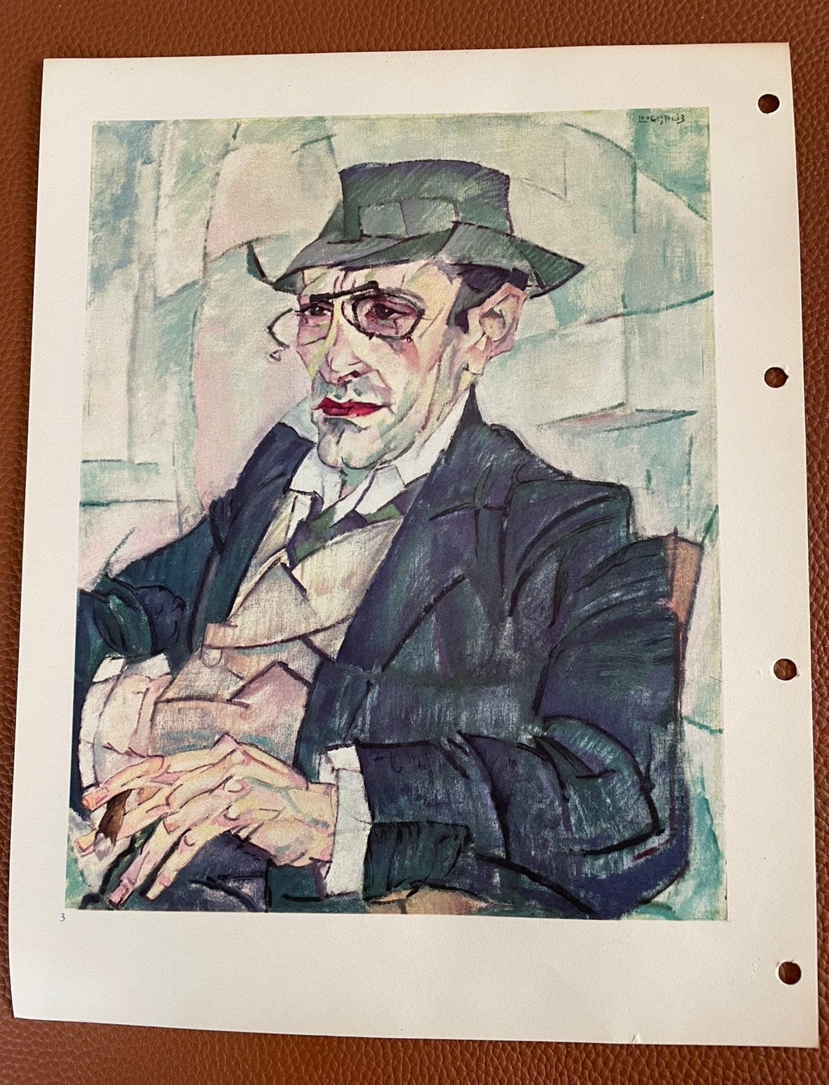 Leo Gestel Portret van de dichter Rensburg, Ophalen of Verzenden