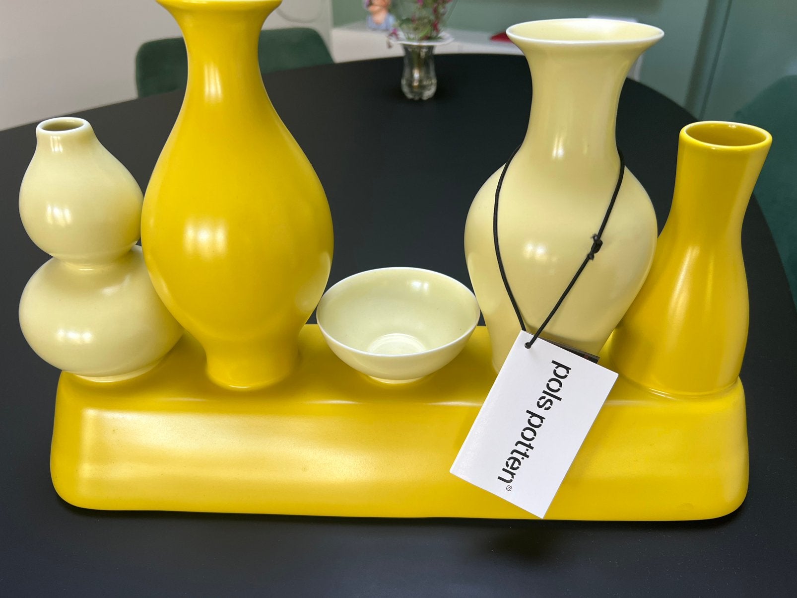 Polspotten set , NIEUW, Huis en Inrichting, 26 cm, Geel, Nieuw, Ophalen of Verzenden