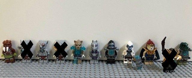 Diverse minifiguren Chima, zie omschrijving, Overige thema's, Lego, Ophalen of Verzenden, Zo goed als nieuw