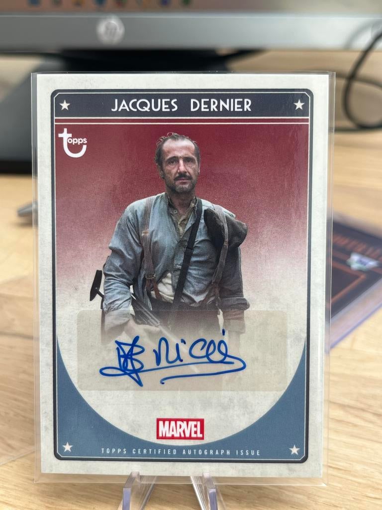 Bruno Ricci gesigneerde kaart - Captain America, Hobby en Vrije tijd, Verzamelkaartspellen | Overige, Ophalen of Verzenden, Zo goed als nieuw