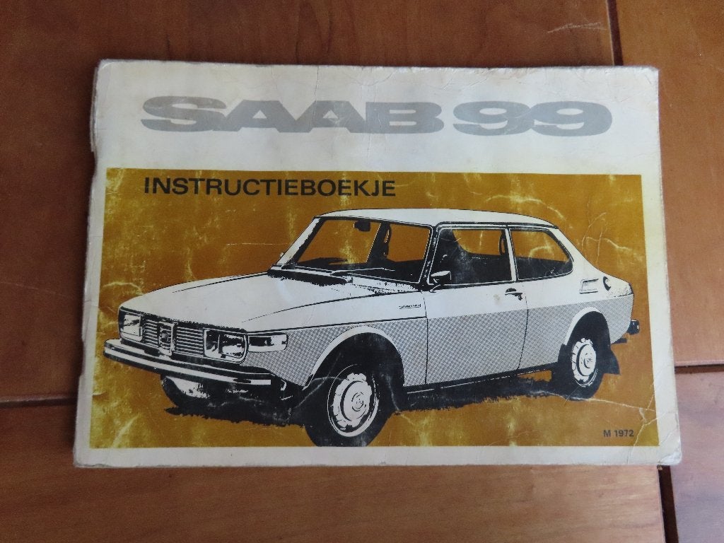 Instructieboek Saab 99 1971, Auto diversen, Handleidingen en Instructieboekjes, Ophalen of Verzenden