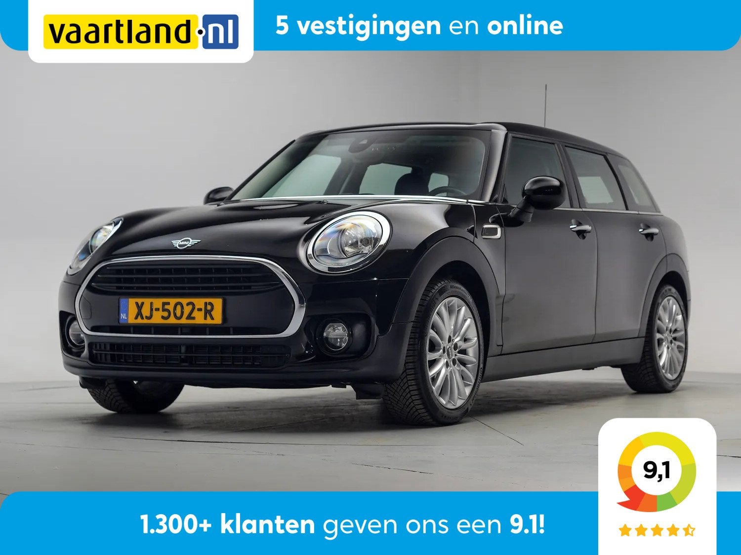 MINI Clubman 1.5 One Salt Business Editiion [ Stoelverwarmin, Auto's, Mini, Gebruikt, Clubman, Automatische klimaatregeling, Zwart