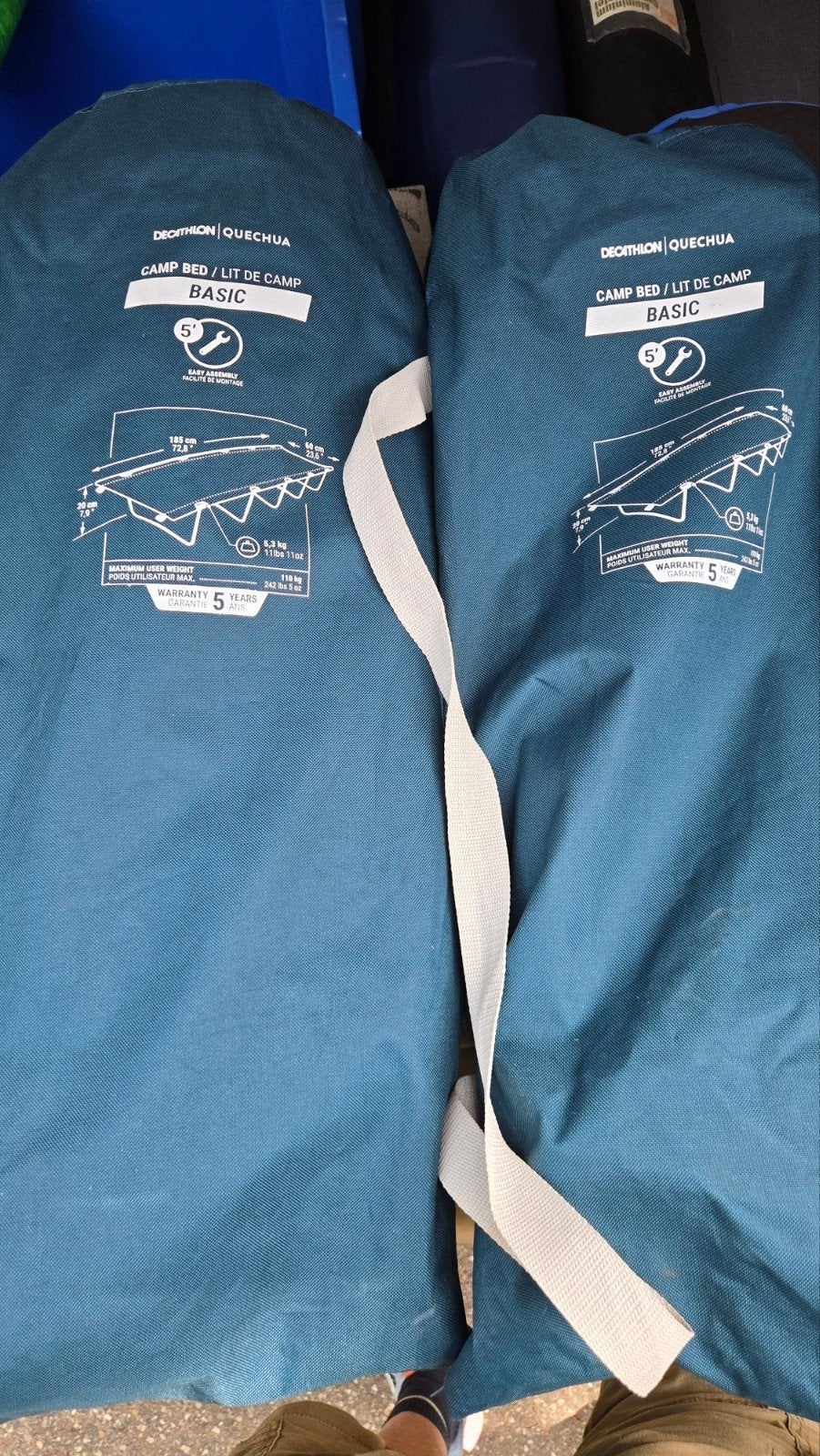 Dechathlon camp bed camping bed, Ophalen of Verzenden, Zo goed als nieuw