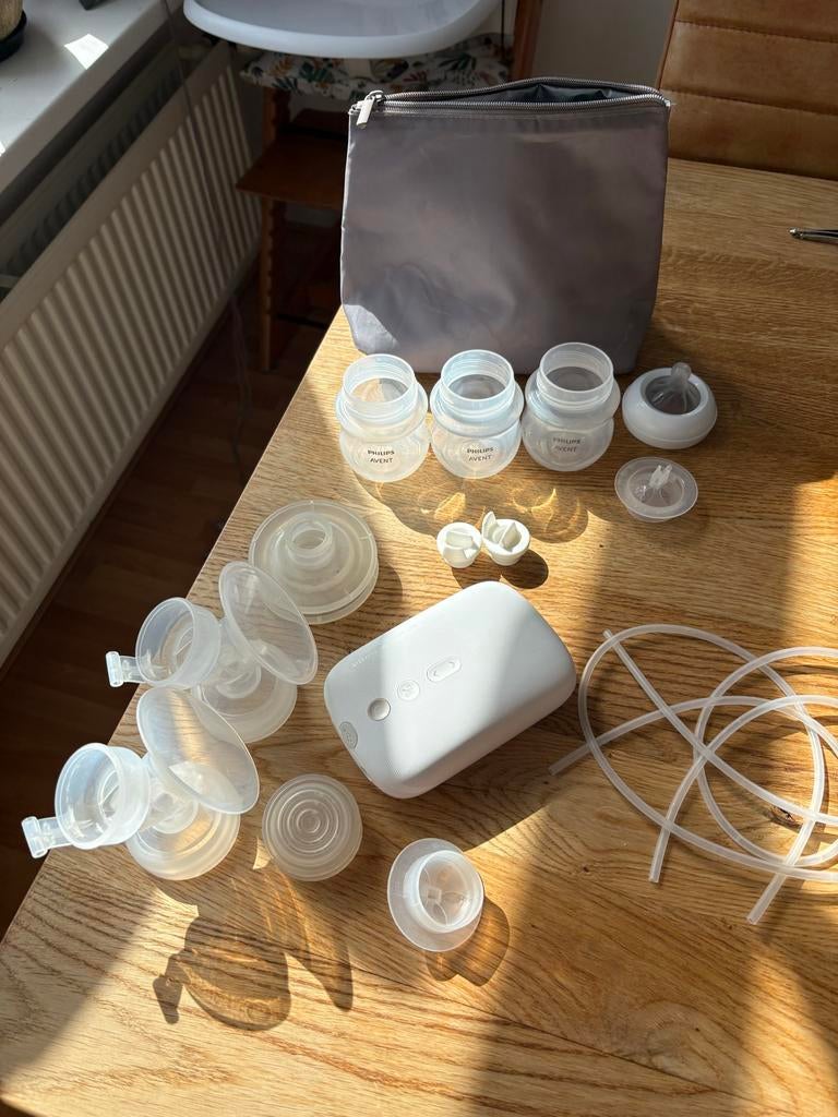 Philips Avent Dubbele Borstkolf SCF398/31 ZGAN, Ophalen of Verzenden, Zo goed als nieuw