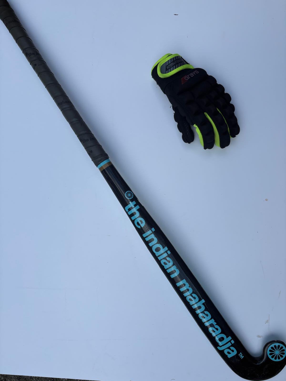 Zaalhockey stick + linkse handschoen, Ophalen of Verzenden, Gebruikt, Stick
